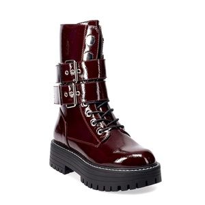 SO Bookcase Women's Platform Combat Boots sz 8.5